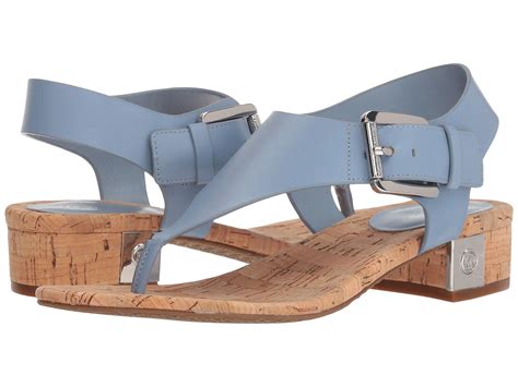 michael kors light blue sandals|michael kors birkenstock sandals.